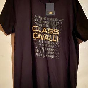 NWT! Black Class Cavalli tee